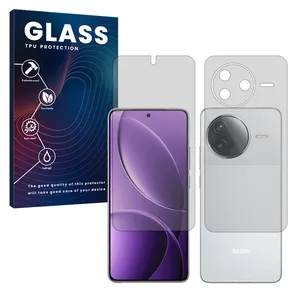 Glass Transparent Hydrogel Screen Protector for Xiaomi Redmi K80 mobile phone along with the back protector