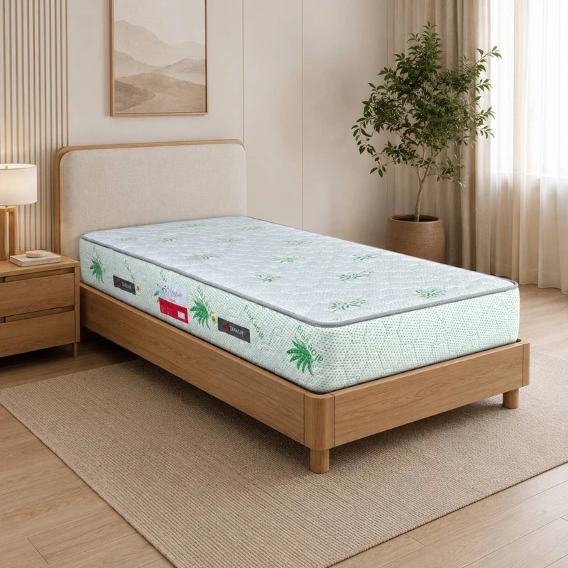 تشک طبی فنری تن‌آسای مدل آرمتی یک نفره سایز 200x90 سانتی‌ متر