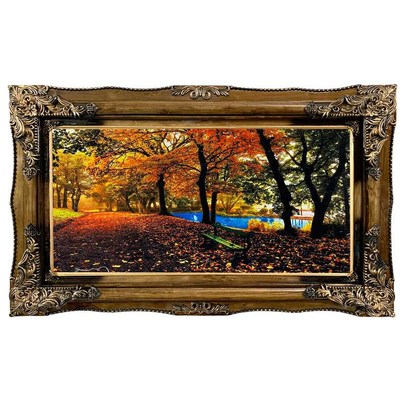 تابلو فرش ماشینی طرح دستبافت مدل پاییز کد 7510