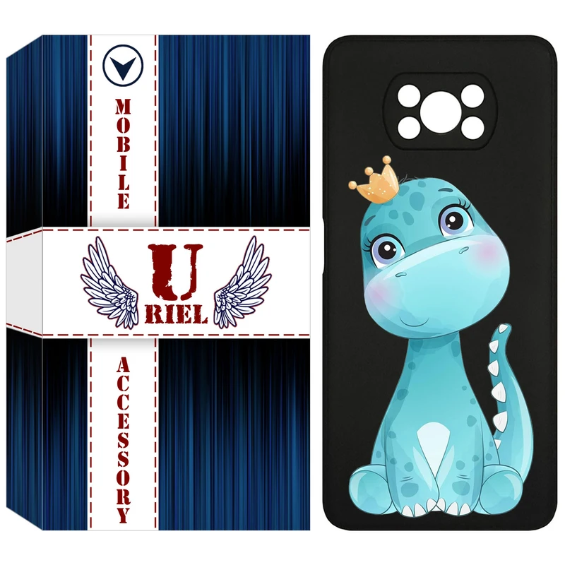 کاور یوریل مدل KSH کد 60 طرح دایناسور مناسب برای گوشی موبایل شیائومی Poco X3 / Poco X3 Pro