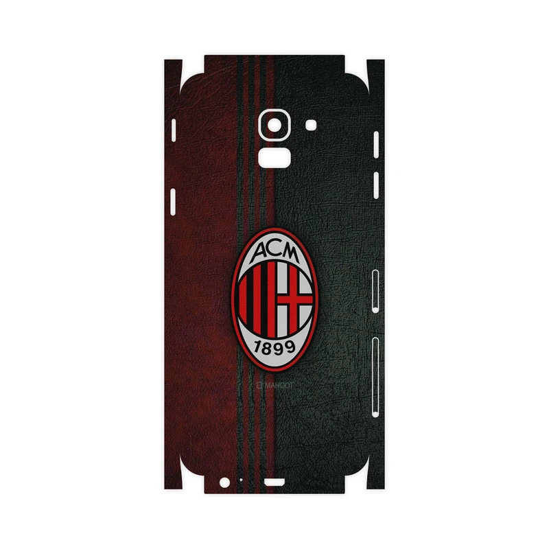 برچسب پوششی ماهوت مدل AC-Milan-FC-FullSkin مناسب برای گوشی موبایل سامسونگ Galaxy J6