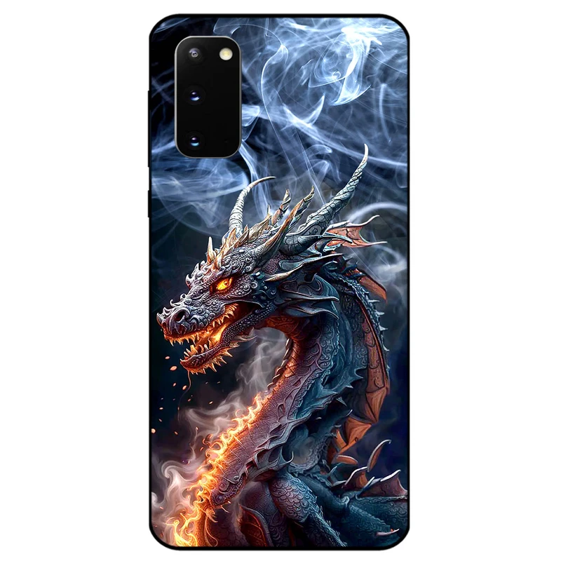 کاور مگافون طرح اژدها مدل 7453 مناسب برای گوشی موبایل سامسونگ Galaxy S20 FE 2022