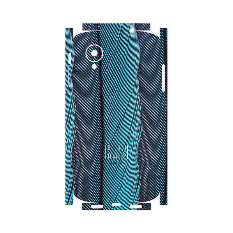 برچسب پوششی ماهوت مدل Turquoise feathers-FullSkin مناسب برای گوشی موبایل گوگل Nexus 5