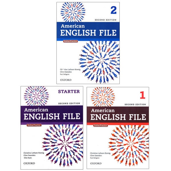 کتاب American English File Second Edition اثر جمعی از نویسندگان انتشارات Oxford سه جلدی