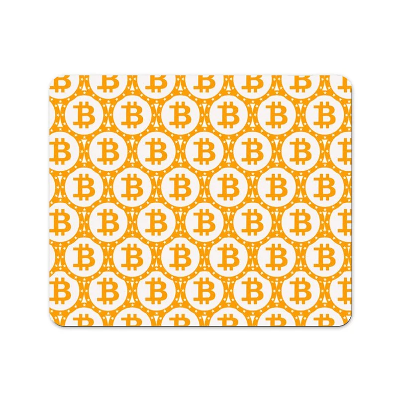 ماوس پد پاد آفرین طرح ارز دیجیتال کریپتو بیت کوین کد 205 سایز 19*24 سانتی متر