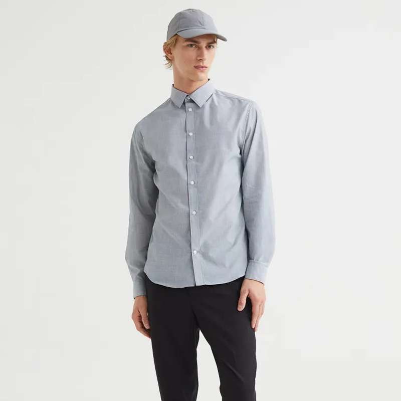 پیراهن آستین بلند مردانه اچ اند ام مدل 0976709001t