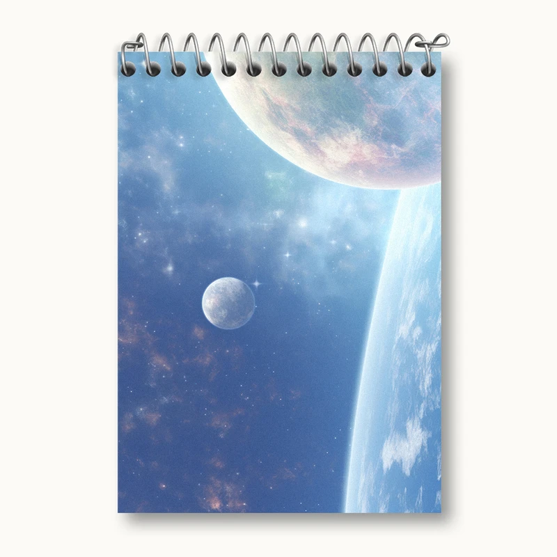 دفتر یادداشت 50 برگ خندالو طرح کهکشان کد N2413