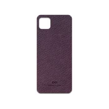 برچسب پوششی ماهوت مدل Purple-Leather مناسب برای گوشی موبایل سامسونگ Galaxy A22 5G