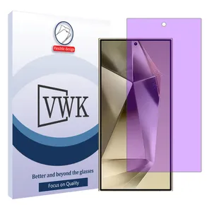 VWK Hydrogel model anti-purple Screen Protector for Samsung Galaxy S24 Ultra mobile phone
