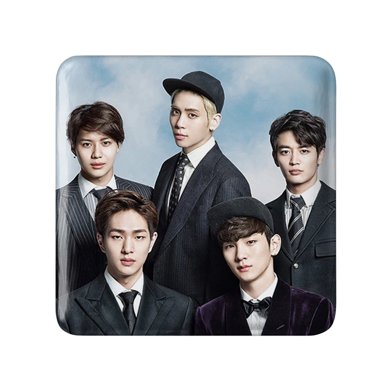 مگنت خندالو طرح گروه شاینی Shinee  مدل مربعی کد 21371