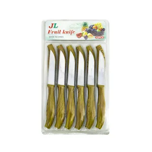 چاقو میوه خوری جی ال مدل 027 بسته 12 عددی
