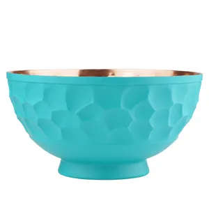 کاسه مسی مدل پایه دار طرح مدرن