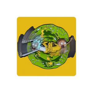 زیر لیوانی طرح ریک و مورتی مدل MC1200