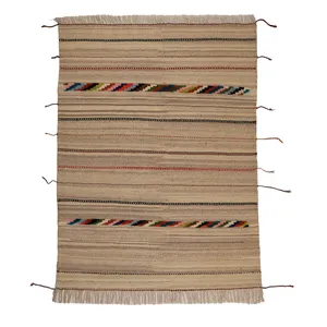 گلیم گبه دستبافت سه متری مدل مدرن کد 4040617