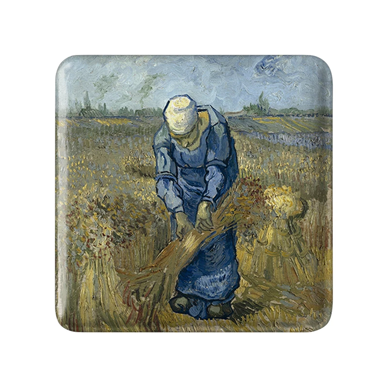 پیکسل خندالو طرح ونسان ونگوگ (Van Gogh) مدل مربعی کد 36816