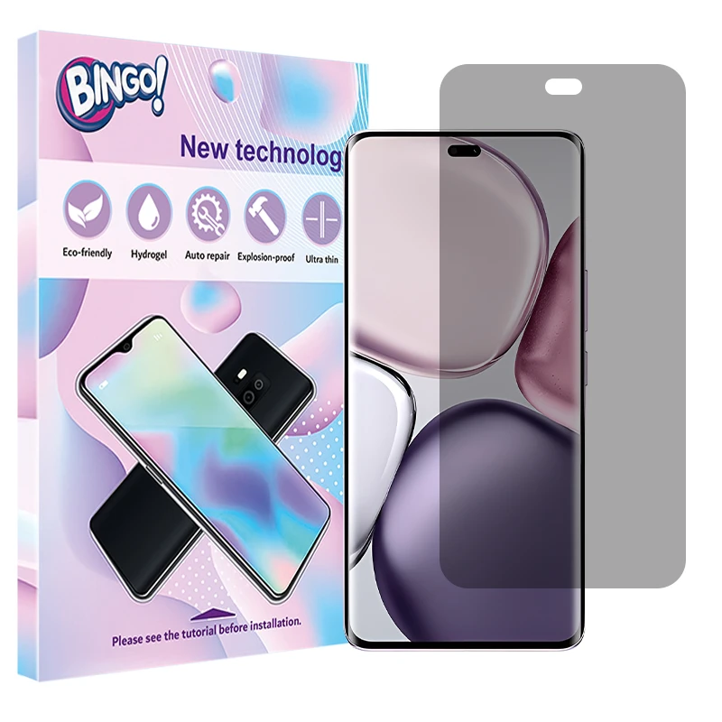 محافظ صفحه نمایش حریم شخصی بینگو مدل Tough مناسب برای گوشی موبایل آنر X9c