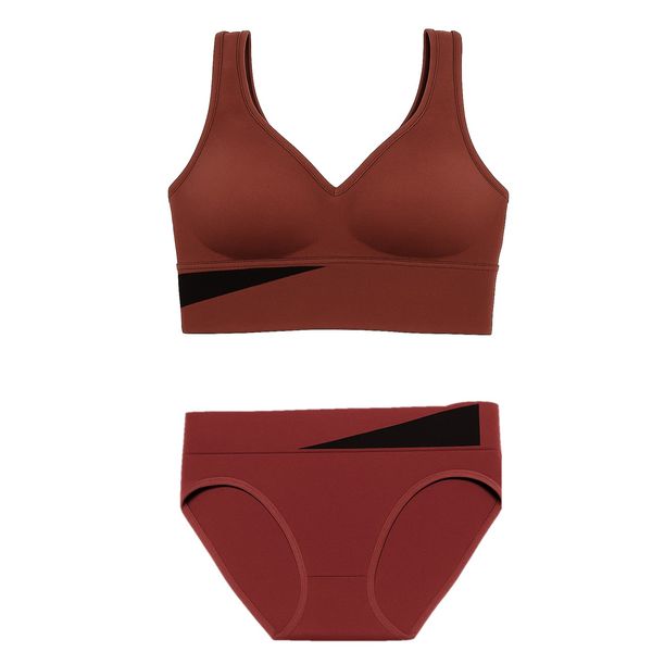 ست تاپ و شلوارک ورزشی زنانه مدل BodyTone 01 رنگ قرمز نئونی
