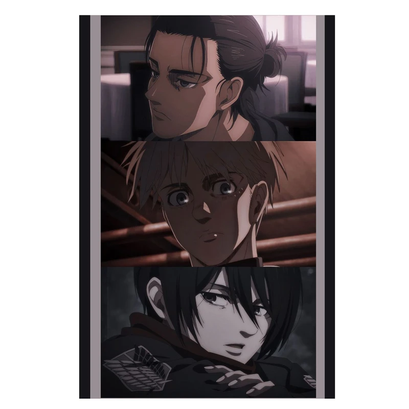 پوستر مدل ارن ییگر Eren yeager طرح انیمه Attack on titan کد 452