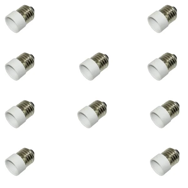 تبدیل سرپیچ E27 به E14 مدل E27-E14 بسته 10 عددی 