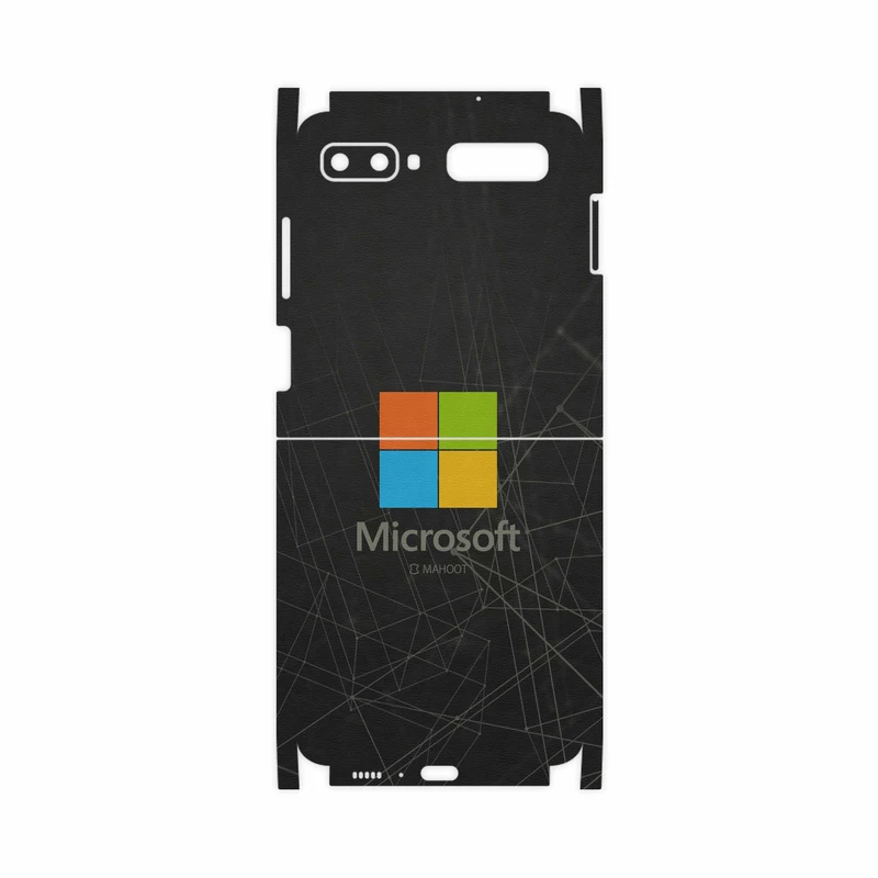 برچسب پوششی ماهوت مدل Microsoft-Logo-FullSkin مناسب برای گوشی موبایل سامسونگ Galaxy Z Flip