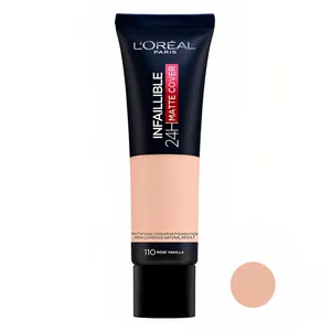 کرم پودر لورآل مدل infallible شماره Rose Vanilla 110 حجم 30 میلی لیتر