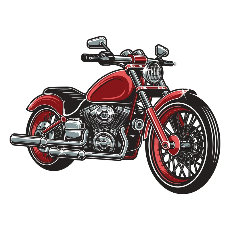 استیکر پویا مارکت مدل موتور سوار کد 1336