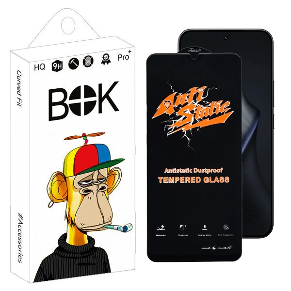 محافظ صفحه نمایش انتی‌استاتیک بوک مدل Optiva مناسب برای گوشی موبایل شیائومی Mi 15T pro