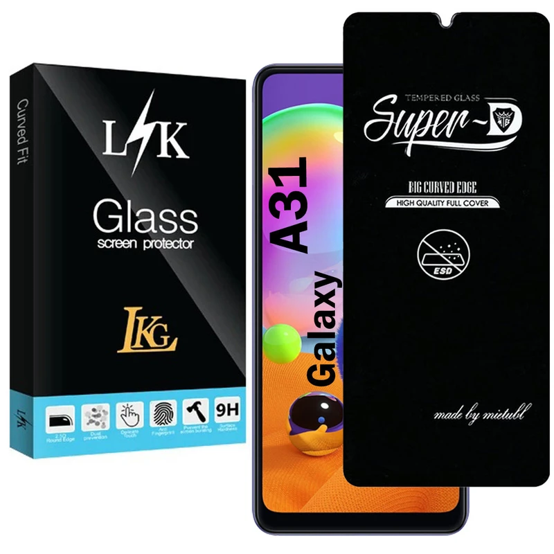 محافظ صفحه نمایش شیشه ای ال کا جی مدل SupD-Lk مناسب برای گوشی موبایل سامسونگ Galaxy A31