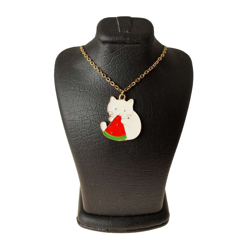 گردنبند دخترانه دلنار گالری مدل پیشی و هندوانه یلدا گردنبند دخترانه دلنار گالری مدل پیشی و هندوانه یلدا