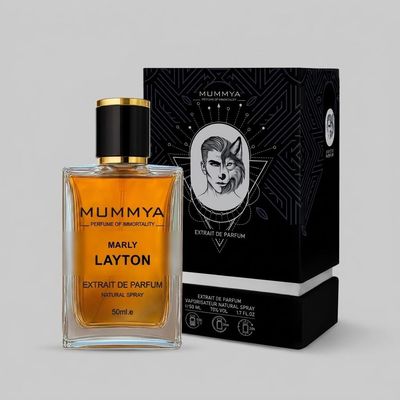 اکستریت پرفیوم مردانه مومیا مدل مارلی لیتون با رایحه گرم حجم 50 میلی لیتر