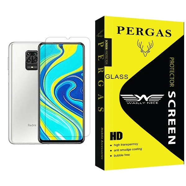 محافظ صفحه نمایش وایلی نایس مدل Pergas Glass MIX001 مناسب برای گوشی موبایل شیائومی Redmi Note 9 Pro (India)
