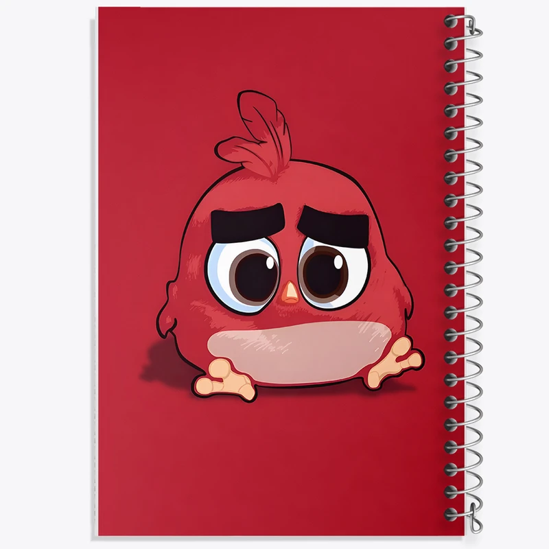 دفتر شطرنجی 50 برگ خندالو طرح پرندگان خشمگین کد N3774