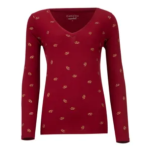 بلوز زنانه مدل CAMAIEU طرح گل