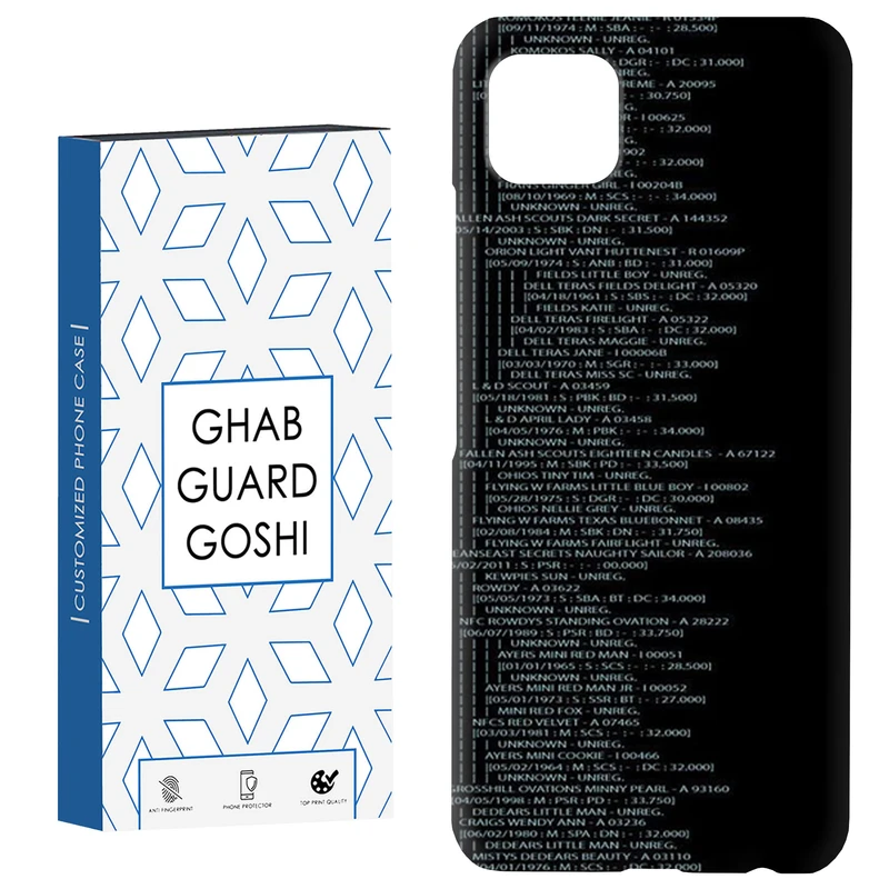 کاور قاب گارد گوشی طرح برنامه نویس کد Dimo-448 مناسب برای گوشی موبایل سامسونگ  GALAXY A22 5G