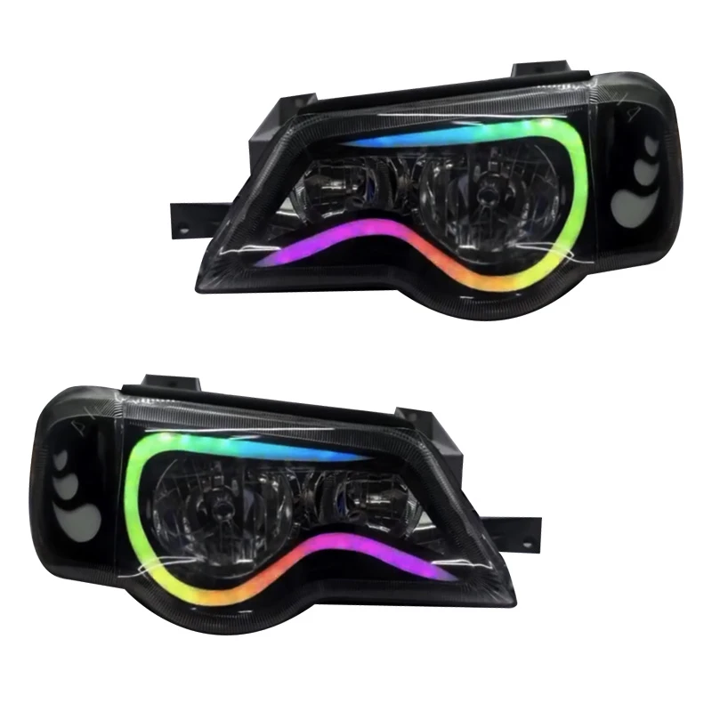 چراغ جلو خودرو گروه پژوهش صنعت مدرن مدل GT فولکالر مناسب برای پراید 111،132 بسته دو عددی