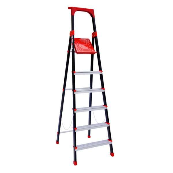 نردبان 6 پله آلوم پارس پله مدل الماس