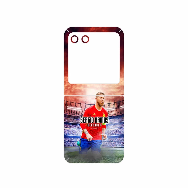 برچسب پوششی ماهوت مدل Sergio Ramos مناسب برای گوشی موبایل موتورولا Razr 40 Ultra