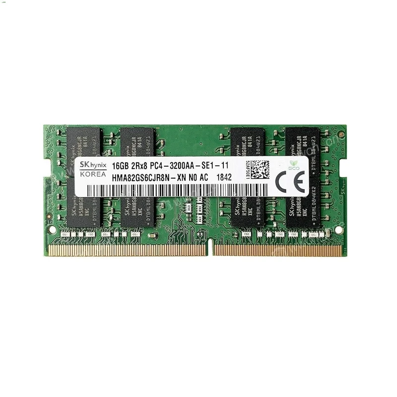 رم لپ تاپ DDR4 تک کاناله 3200 مگاهرتز CL22 اس کی هاینیکس مدل PC4-25600 ظرفیت 16 گیگ