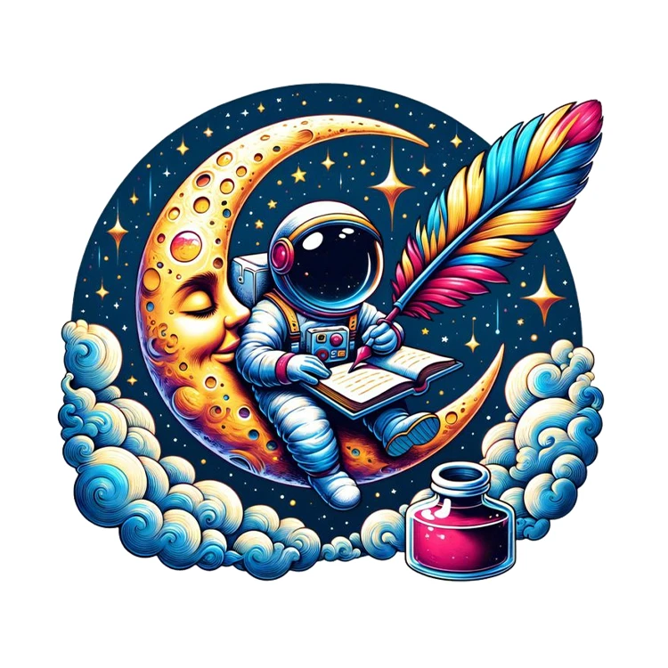 استیکر پارچه و لباس پاد آفرین مدل فضانورد سیاره منظومه شمسی آدم فضایی کد S2544