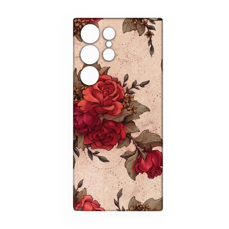 کاور مدل گل کد 091 مناسب برای گوشی موبایل سامسونگ galaxy s22 ultra