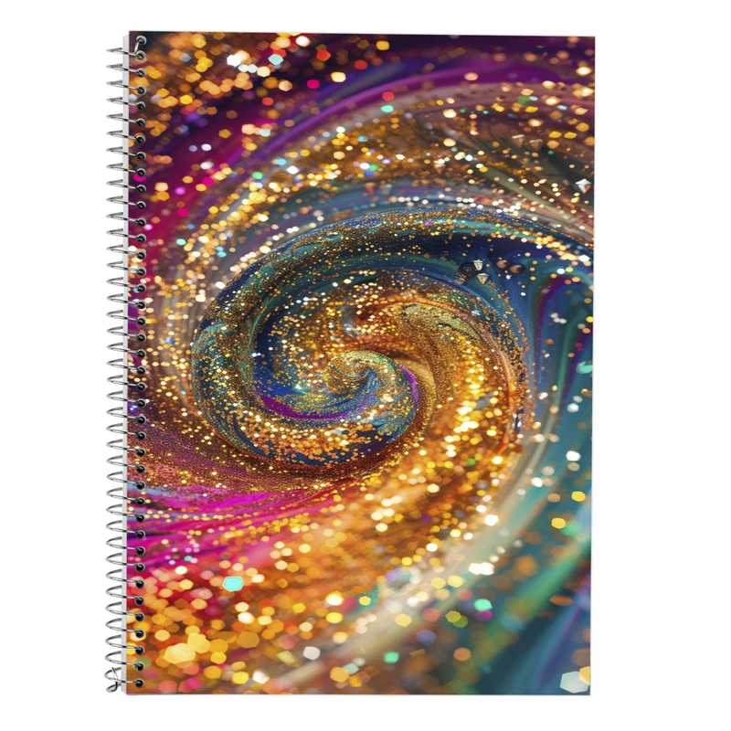 دفتر زبان 50 برگ مدوپد مدل دو خط طرح فانتزی کد DF14443