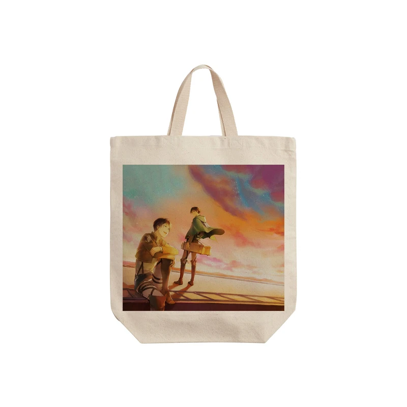 ساک خرید ترمه طراحان ایده مدل Attack on Titan کد strm0364 - S