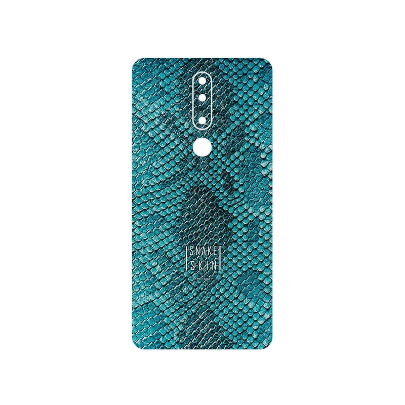 برچسب پوششی ماهوت مدل Blue Snake Skin مناسب برای گوشی موبایل نوکیا 3.1 Plus