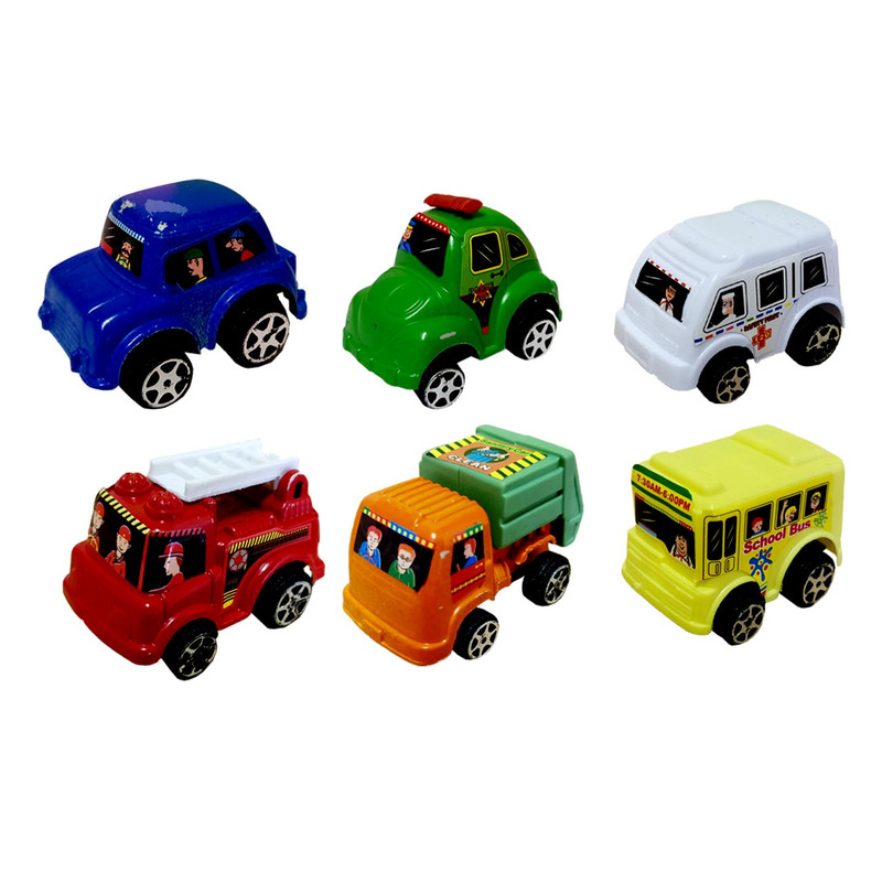 ماشین بازی مدل مشاغل مجموعه 6 عددی