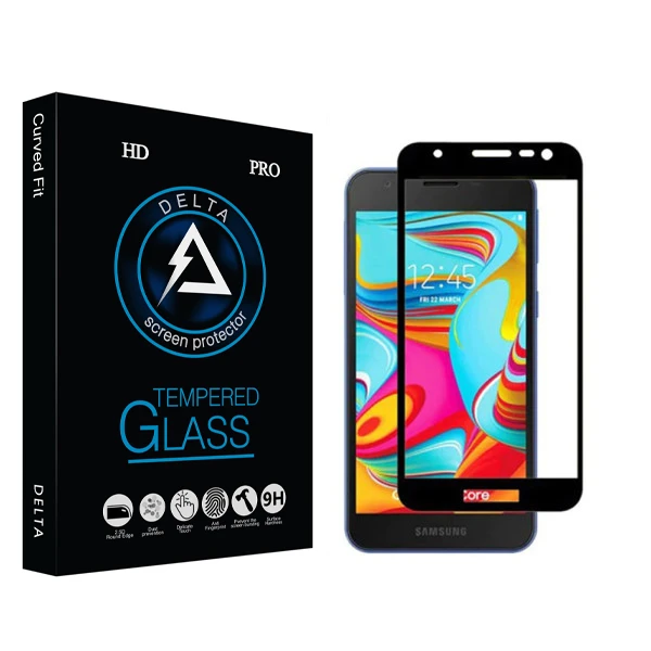 محافظ صفحه نمایش شیشه ای دلتا مدل HD مناسب برای گوشی موبایل سامسونگ Galaxy A2 Core