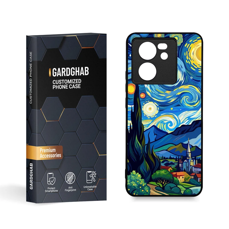 کاور گارد قاب مدل هنری مناسب برای گوشی موبایل شیائومی Mi 13T 5G