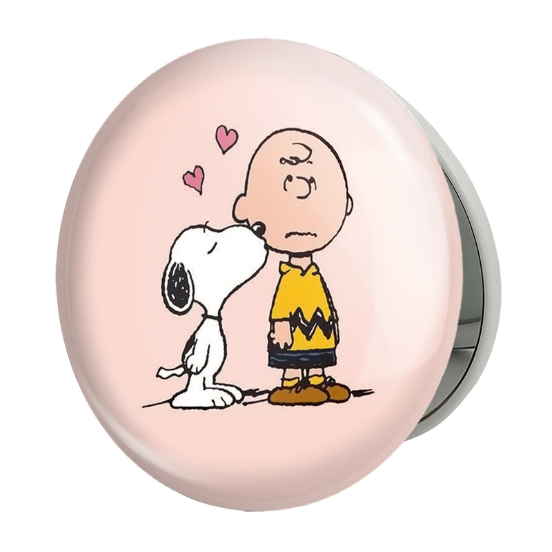 آینه جیبی خندالو طرح انیمیشن اسنوپی Snoopy مدل تاشو کد 13887 