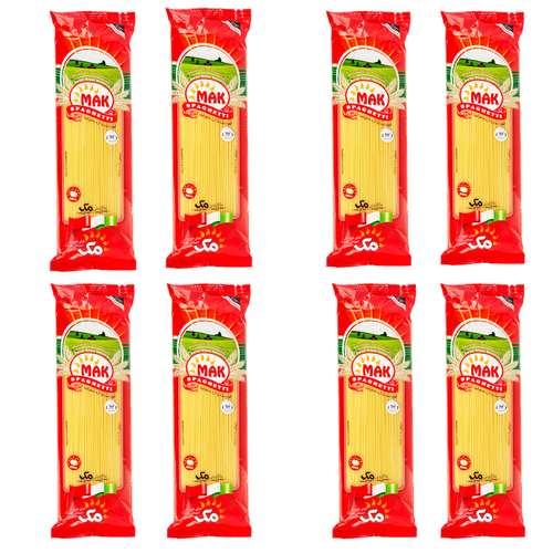 ماکارونی مک قطر 1.2 - 700 گرم بسته 8 عددی
