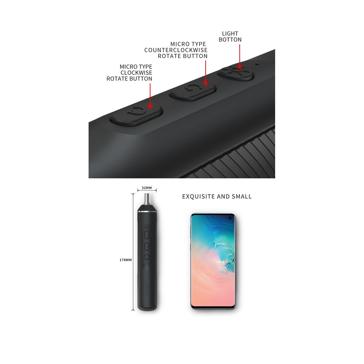 پیچ گوشتی شارژی 20 وات جاک می مدل JM-Y01