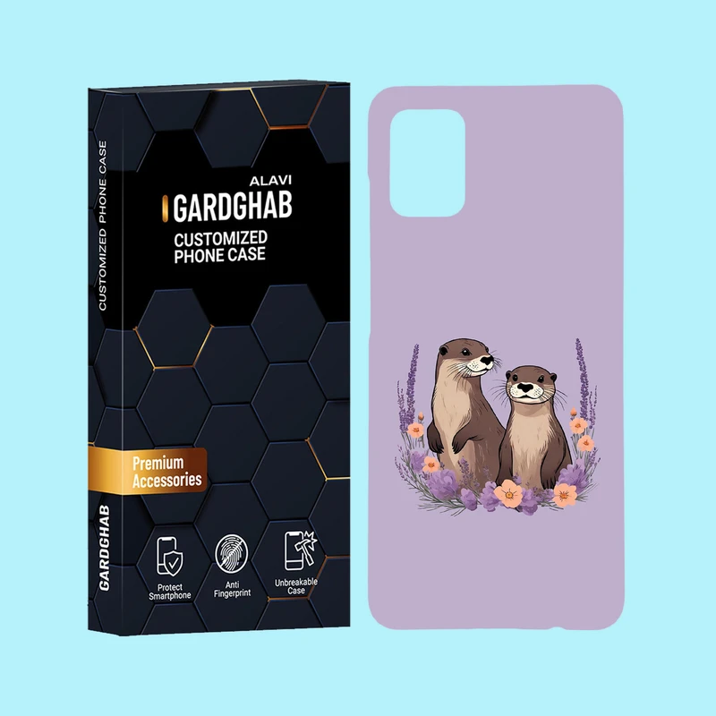 کاور گارد قاب علوی مدل حیوانات مناسب برای گوشی موبایل سامسونگ Galaxy A51 4G